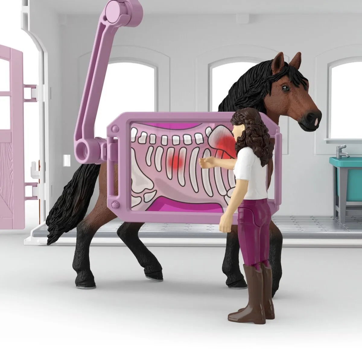 Schleich Horse Club Paardenkliniek 42787 - Meerkleurig