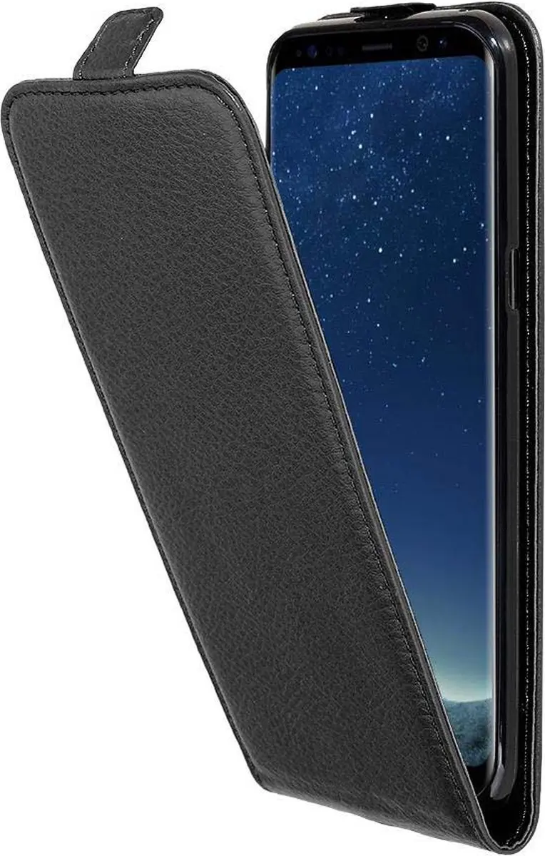 Cadorabo Hoesje geschikt voor Samsung Galaxy S8 PLUS in ZWARTE OXIDE