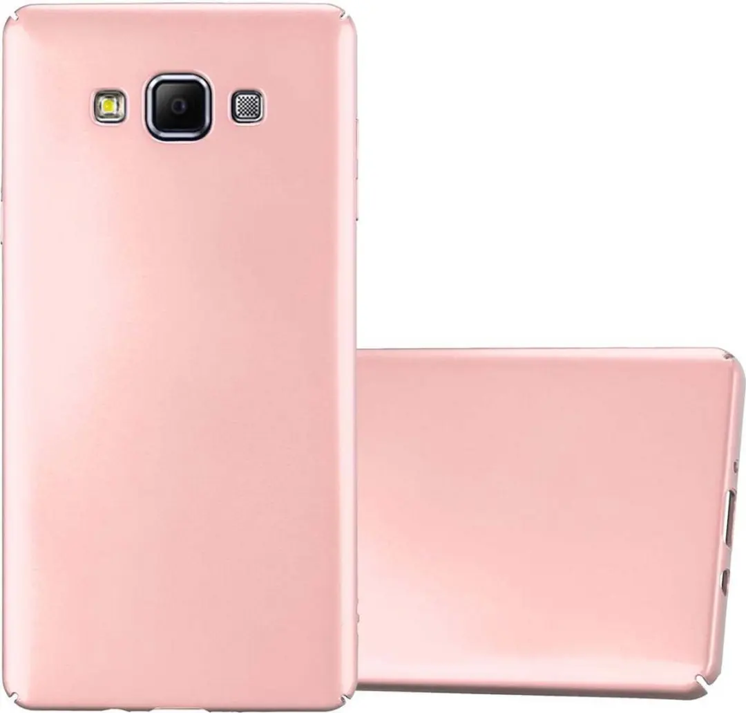 Cadorabo Hoesje geschikt voor Samsung Galaxy A7 2015 in METAAL ROSE GOUD