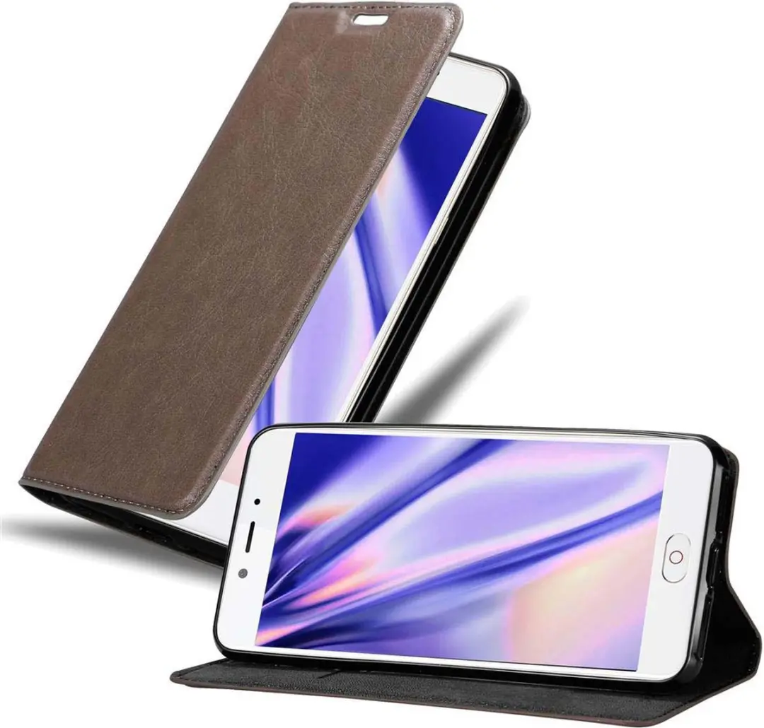 Cadorabo Hoesje geschikt voor ZTE Nubia N2 in KOFFIE BRUIN