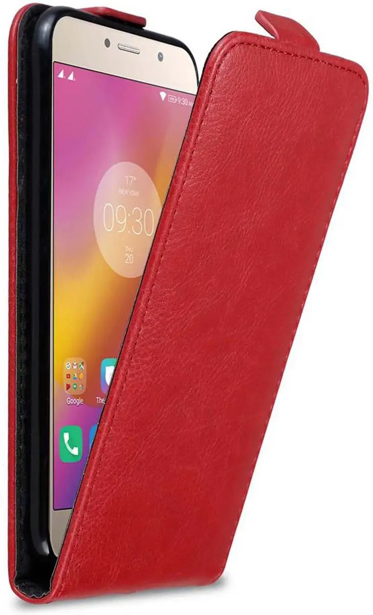Cadorabo Hoesje geschikt voor Lenovo P2 in APPEL ROOD