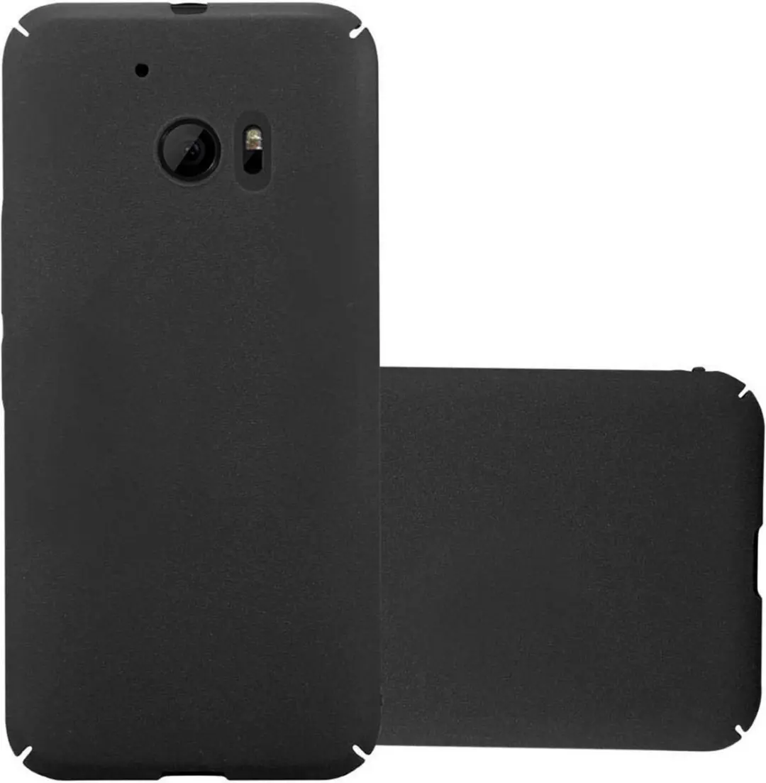 Cadorabo Hoesje geschikt voor HTC ONE M10 in FROSTY ZWART