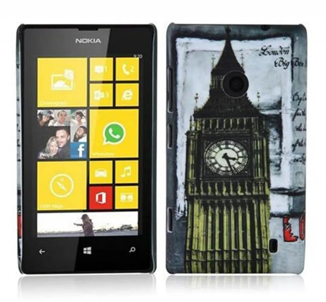 Cadorabo Hoesje geschikt voor Nokia Lumia 520 / 521 met LONDON