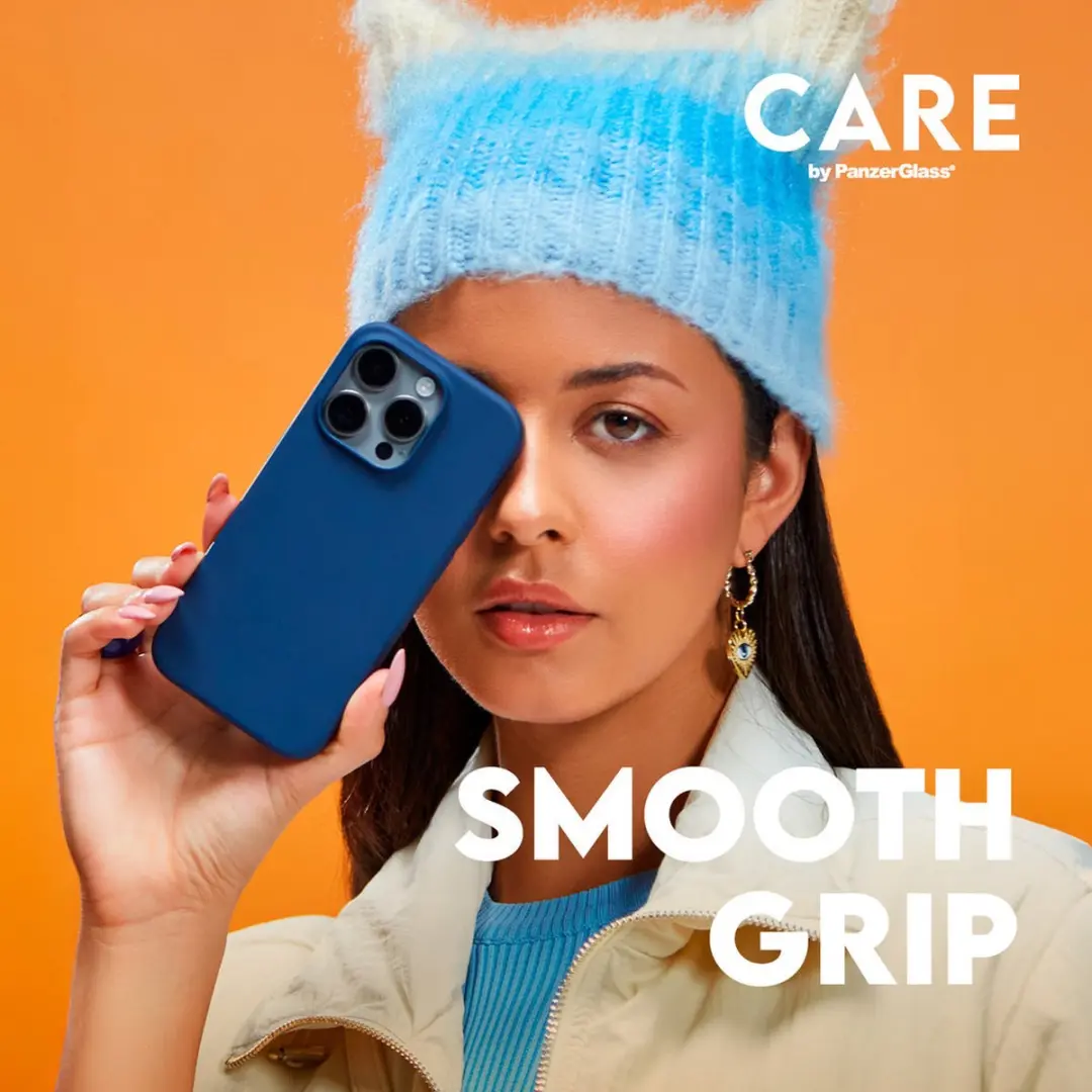 CARE by PanzerGlass Fashion Hoesje iPhone 16 MagSafe - Blauw - afbeelding 6 van 6