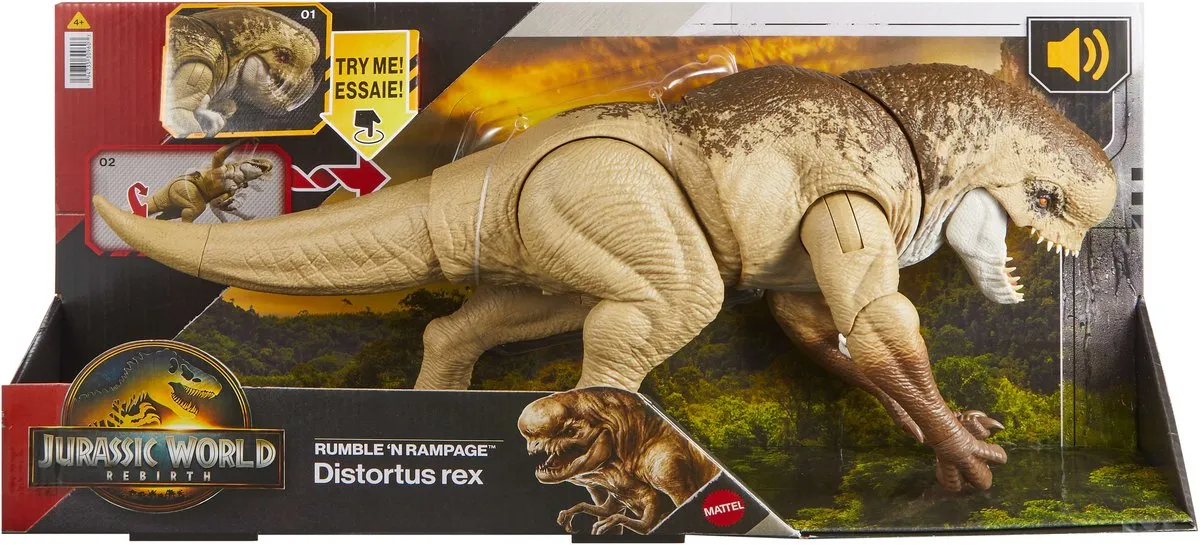 Jurassic World Rebirth Rumble N Rampage Distortus rex - JGB58