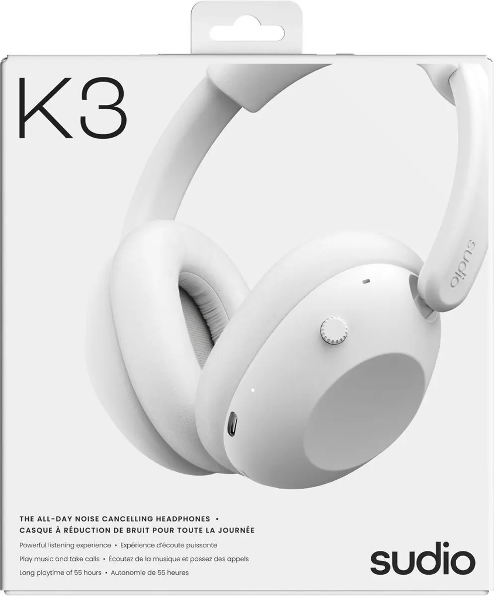 Sudio K3 K3WHT Koptelefoon - Wit - afbeelding 3 van 6