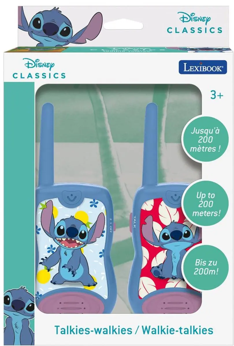 Lexibook Stitch TW12D Walkie-Talkies - Blauw - afbeelding 5 van 6