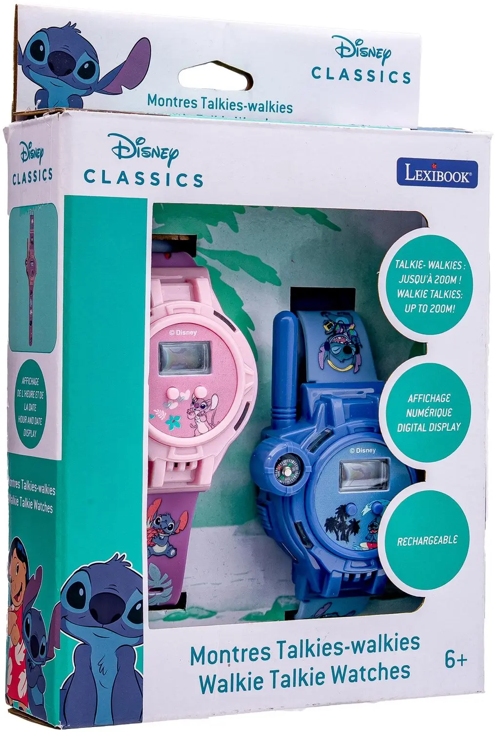Lexibook Stitch Walkietalkie Horloge DMWTW1D