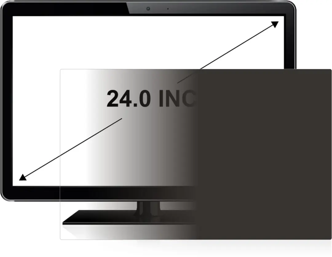 upscreen Spy Shield Privacy Filter 24 inch 16:9 - 3605259 - Mat - afbeelding 5 van 6