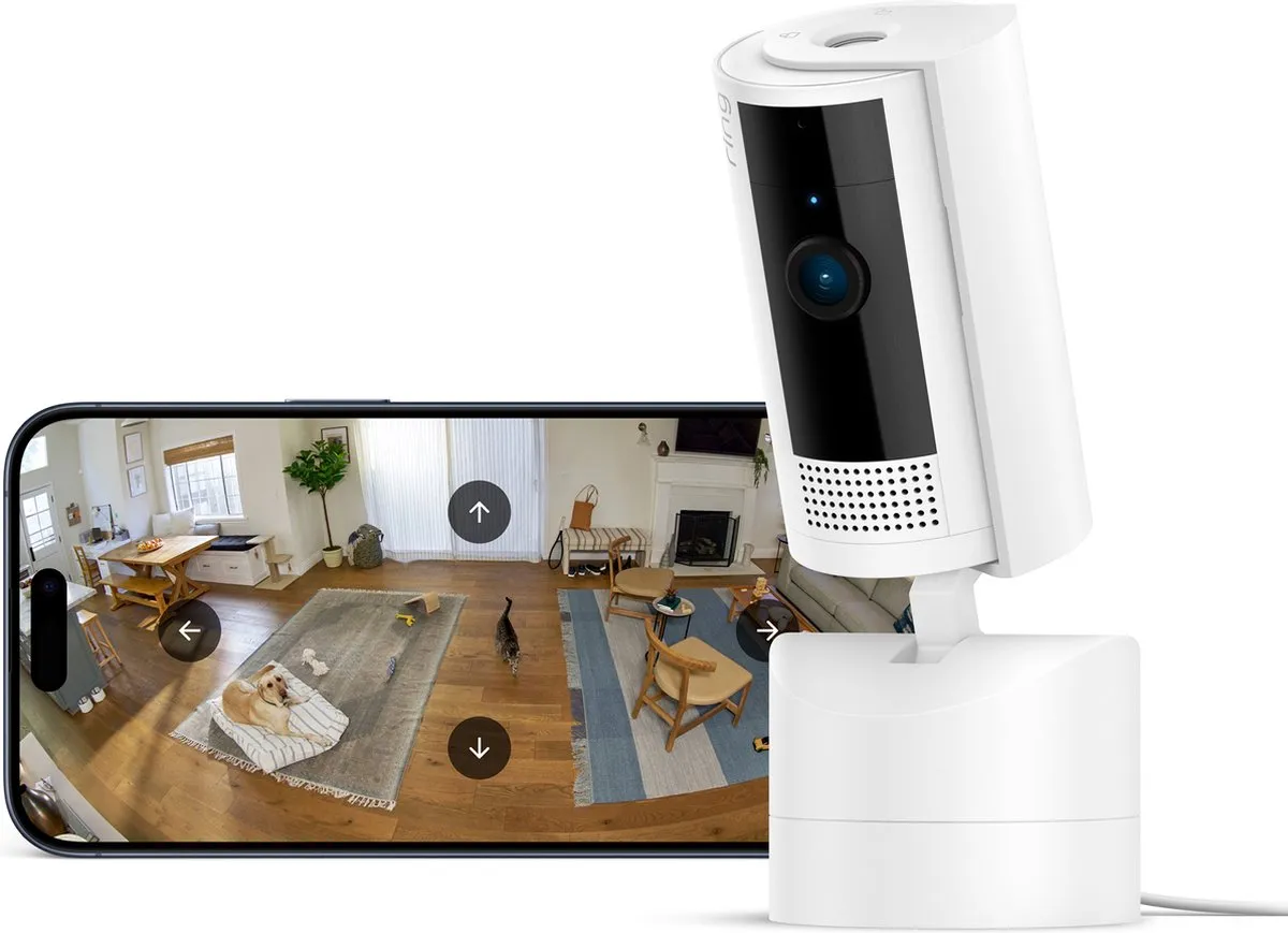 Ring Pan-Tilt Indoor Camera B0CG2TB6H9 - Wit