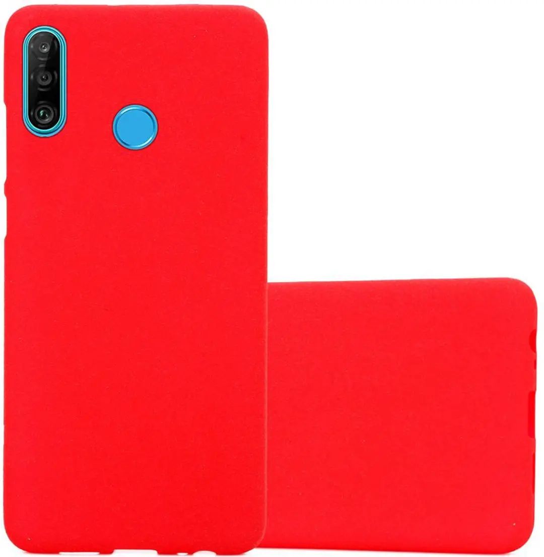Cadorabo Hoesje geschikt voor Huawei P30 LITE in FROST ROOD