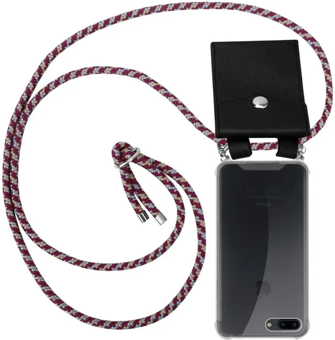 Cadorabo Hoesje geschikt voor Apple iPhone 7 PLUS / 7S PLUS / 8 PLUS in ROOD GEE