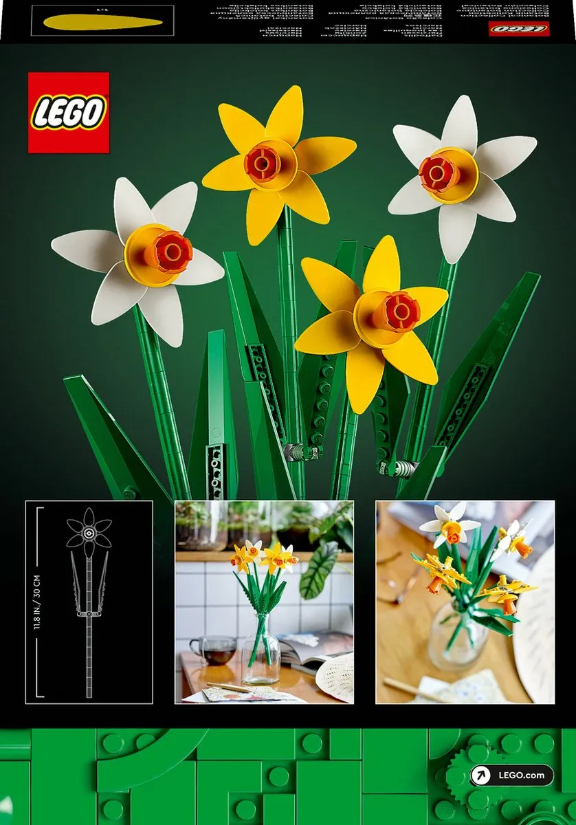 LEGO Botanical Collection 40646 Narcissen - 216 Stukken - Multicolor