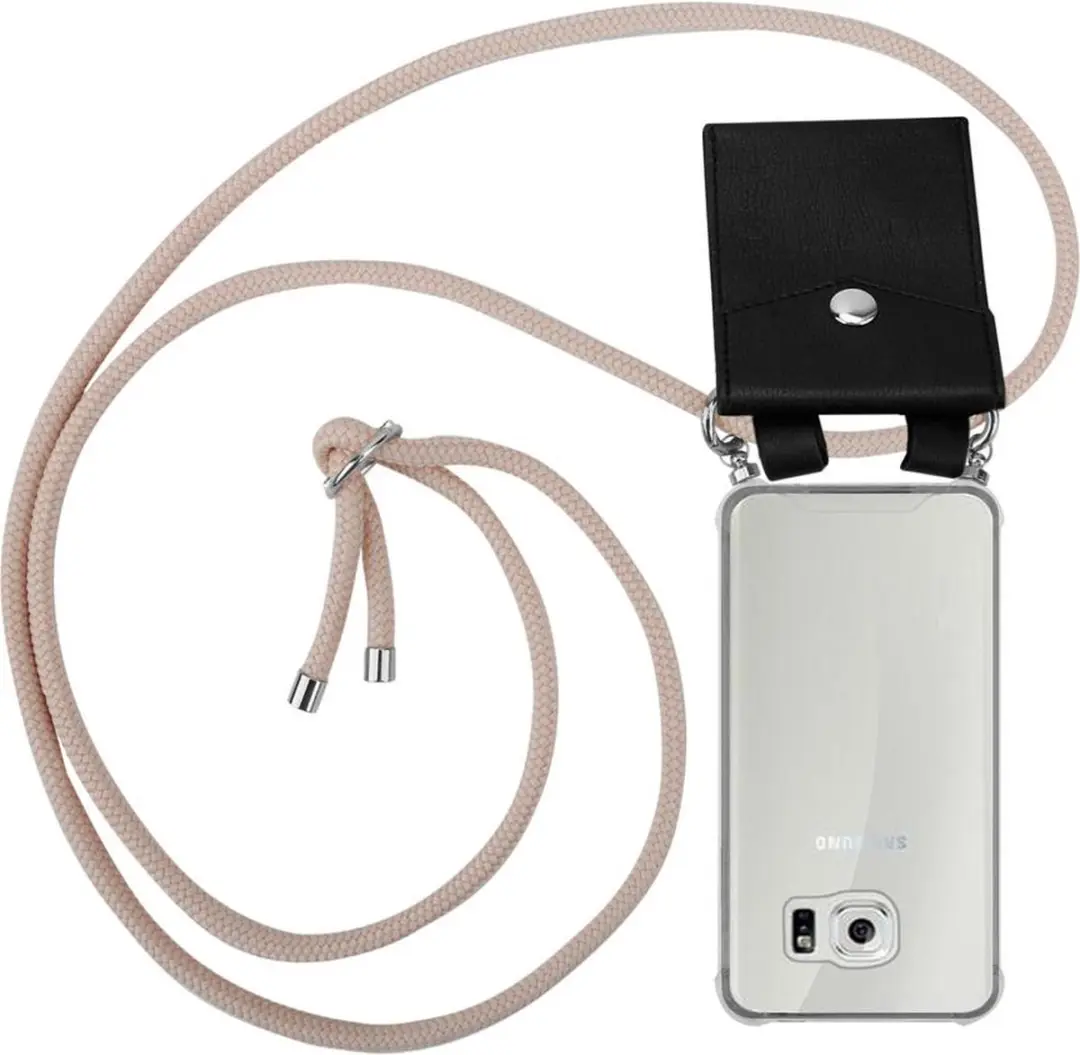 Cadorabo Hoesje geschikt voor Samsung Galaxy S6 in PEARLY ROSE GOUD