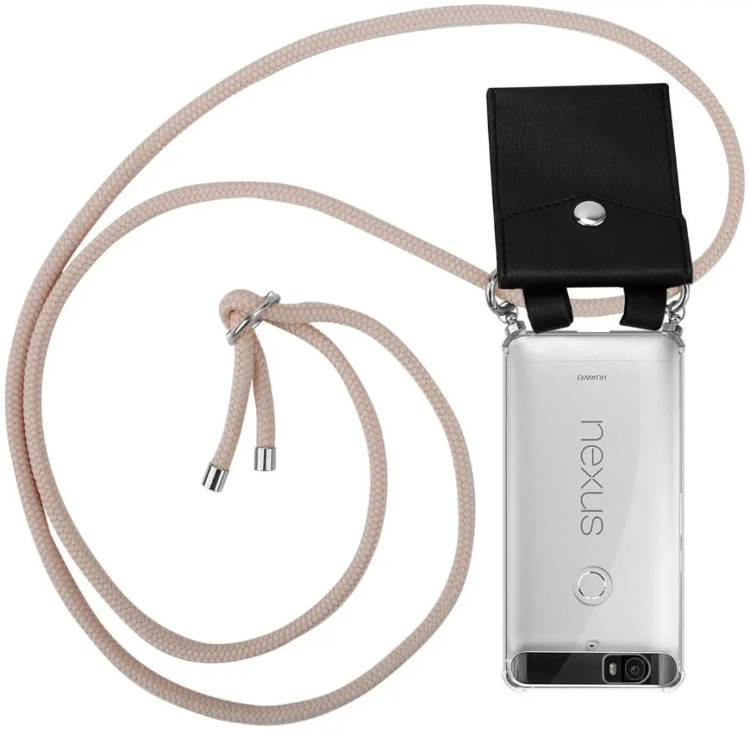 Cadorabo Hoesje geschikt voor Huawei Google NEXUS 6P in PEARLY ROSE GOUD
