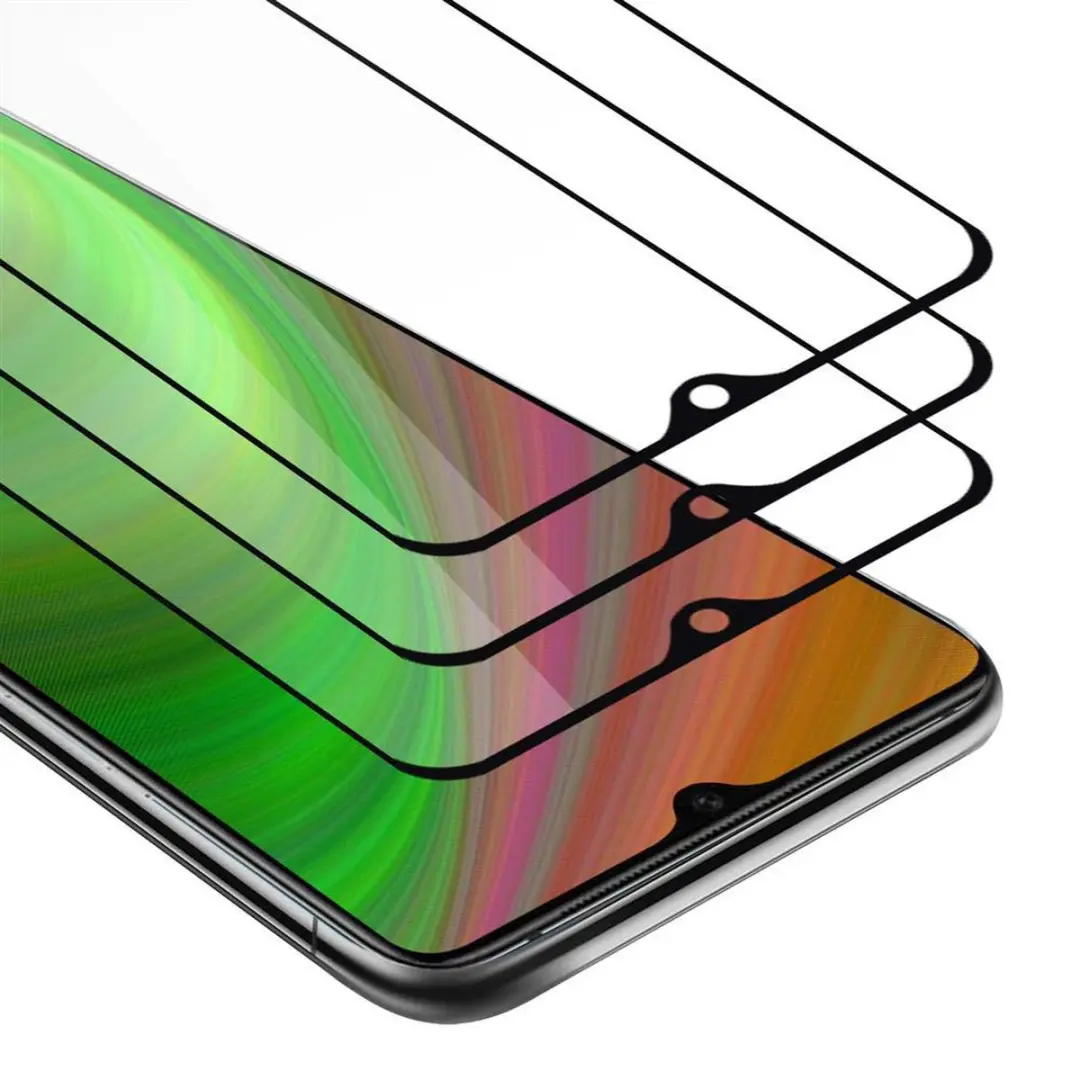 Cadorabo 3x Screenprotector geschikt voor OnePlus 7T Volledig scherm pantserfoli