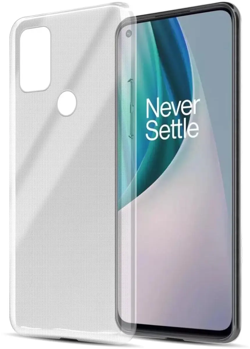 Cadorabo Hoesje geschikt voor OnePlus Nord N100 in VOLLEDIG TRANSPARANT