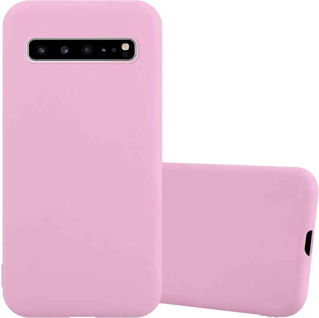 Cadorabo Hoesje geschikt voor Samsung Galaxy S10 5G in CANDY ROZE