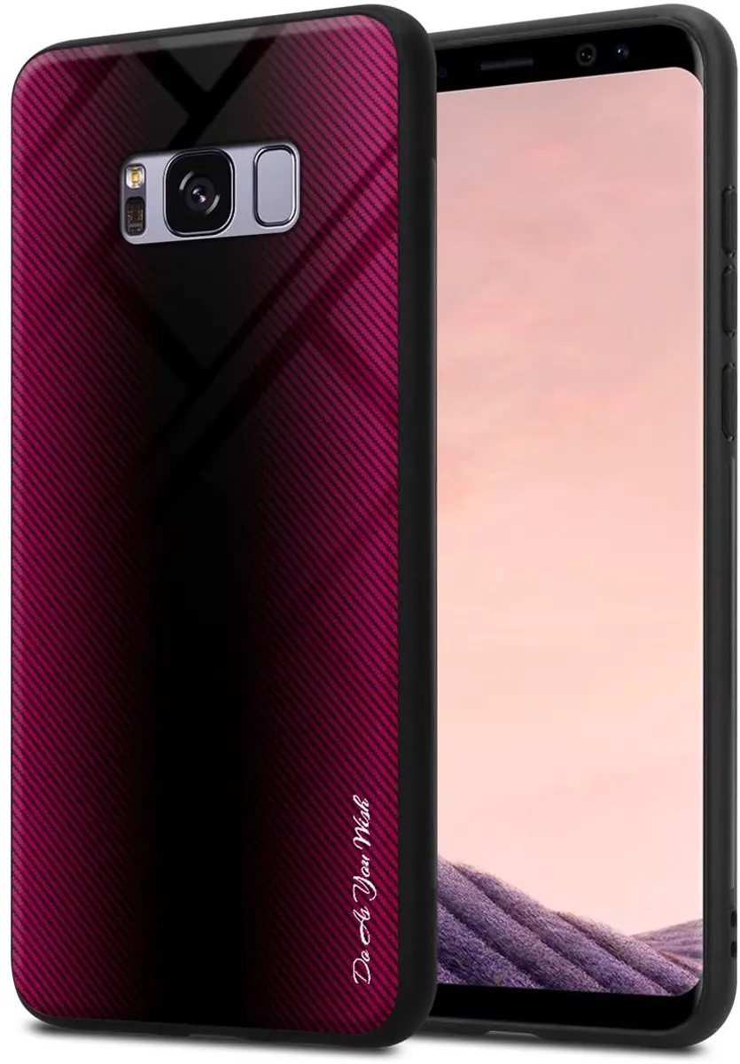 Cadorabo Hoesje geschikt voor Samsung Galaxy S8 PLUS in PAARS ROZE