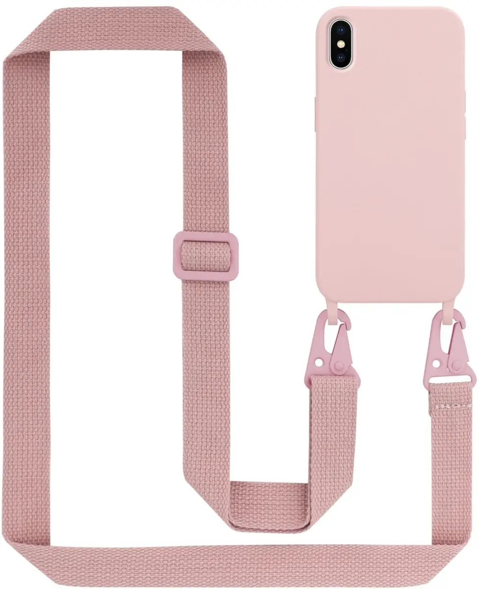 Cadorabo Mobiele telefoon ketting geschikt voor Apple iPhone X / XS in LIQUID RO