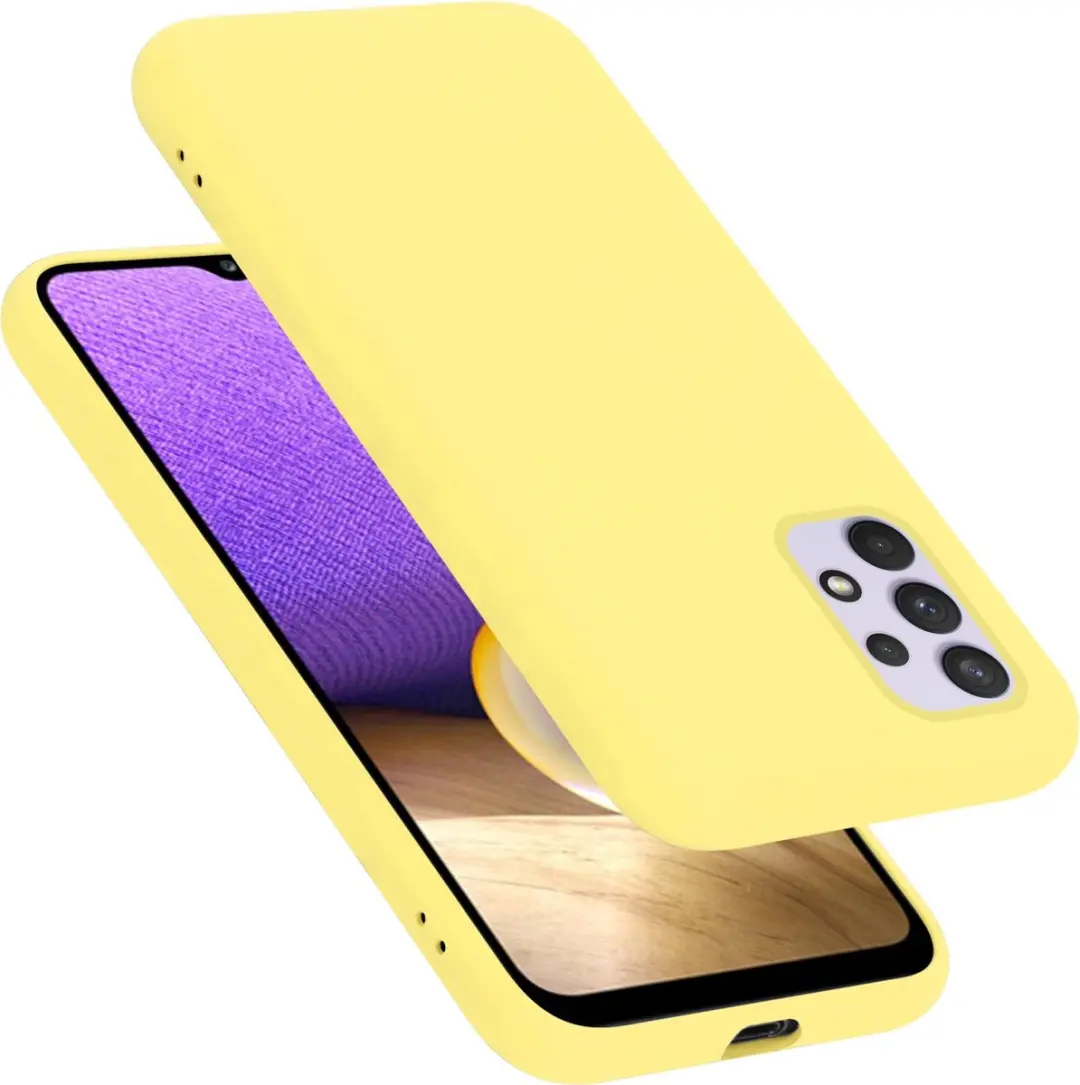 Cadorabo Hoesje geschikt voor Samsung Galaxy A33 5G in LIQUID GEEL