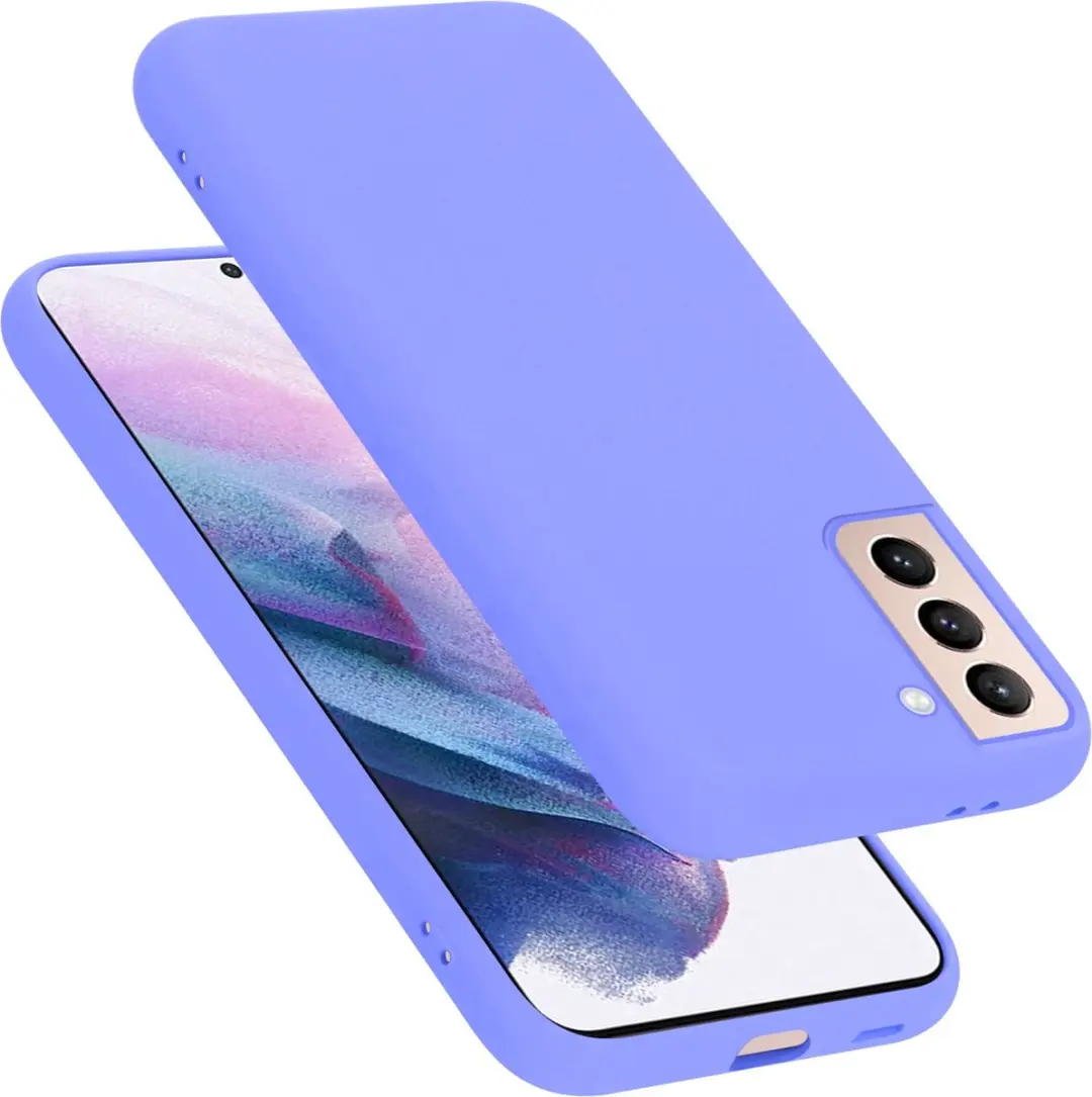 Cadorabo Hoesje geschikt voor Samsung Galaxy S22 PLUS in LIQUID LICHT PAARS
