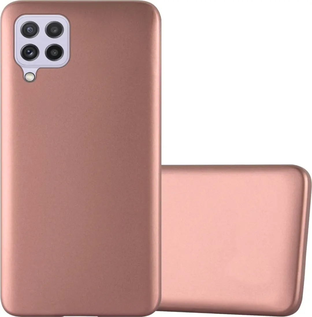 Cadorabo Hoesje geschikt voor Samsung Galaxy A22 4G / M22 / M32 4G in METALLIC R