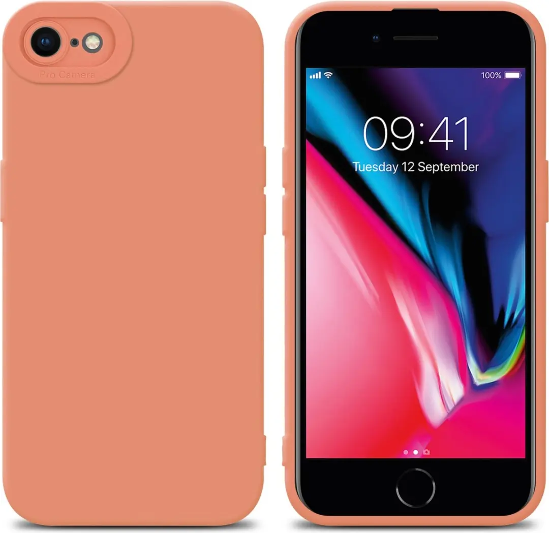 Cadorabo Hoesje geschikt voor Apple iPhone 7 / 7S / 8 / SE 2020 in FLUID LICHT O