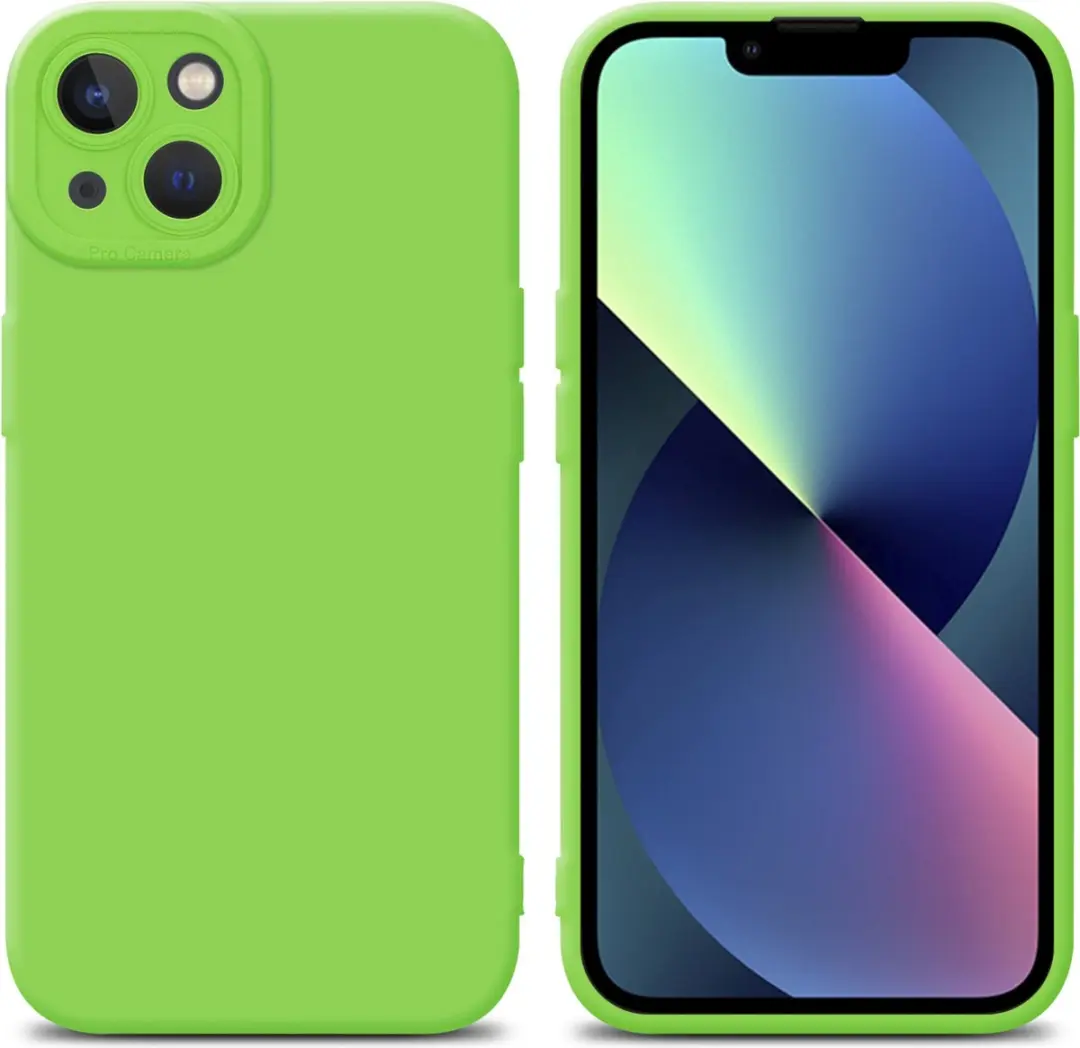 Cadorabo Hoesje geschikt voor Apple iPhone 13 in FLUID GROEN