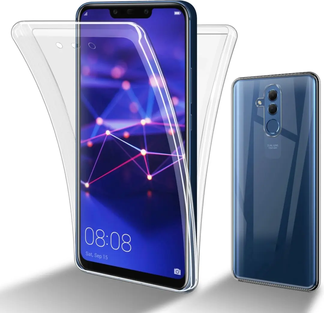 Cadorabo Hoesje geschikt voor Huawei MATE 20 LITE in TRANSPARANT