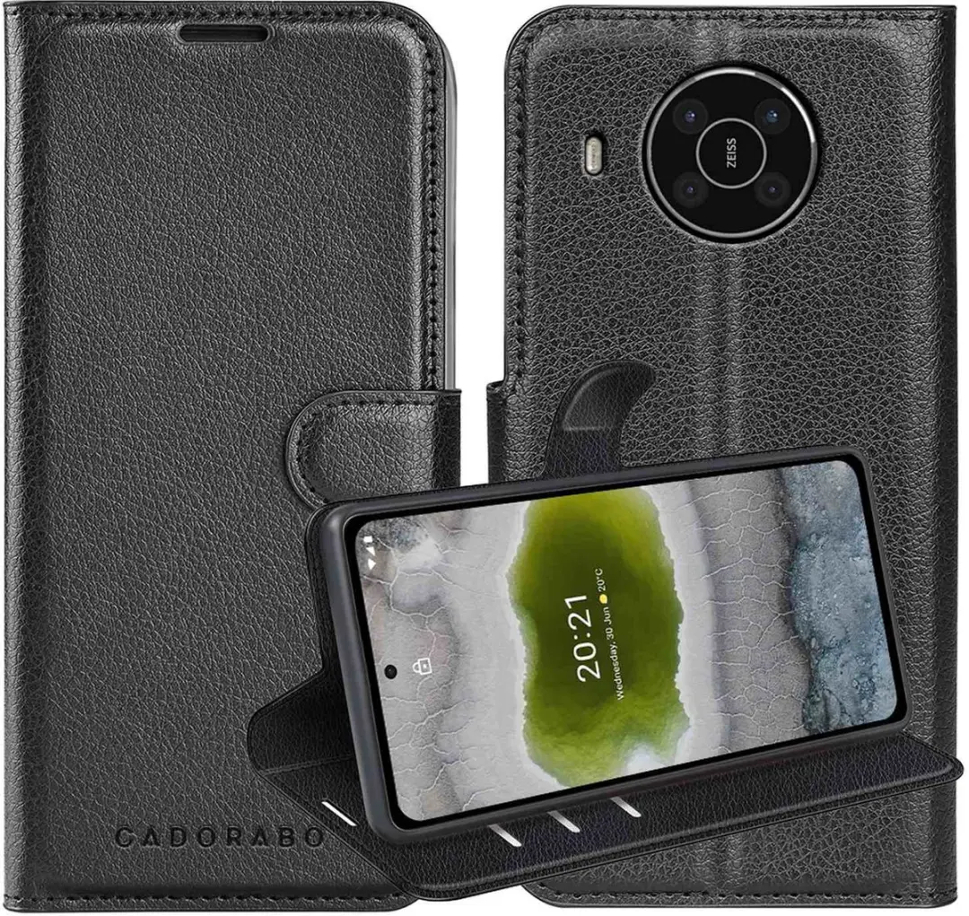 Cadorabo Hoesje geschikt voor Nokia X10 / X20 in PHANTOM ZWART