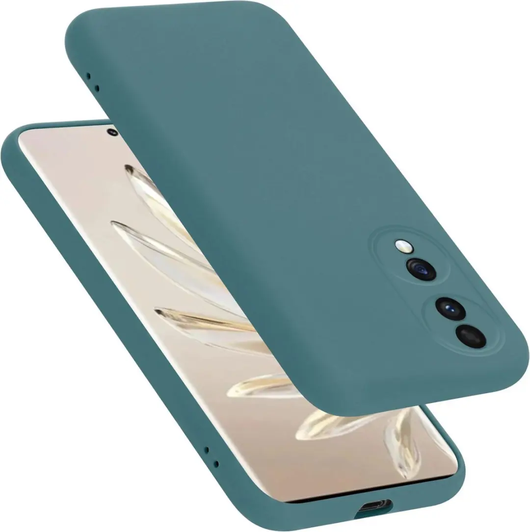 Cadorabo Hoesje geschikt voor Honor 70 in LIQUID GROEN