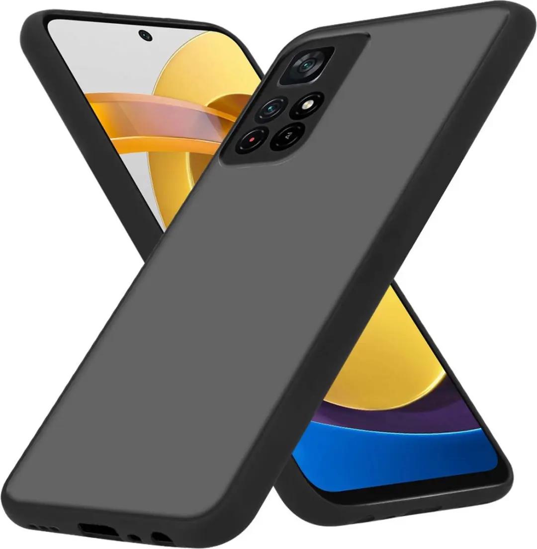 Cadorabo Hoesje geschikt voor Xiaomi POCO M4 PRO 5G in MATT ZWART