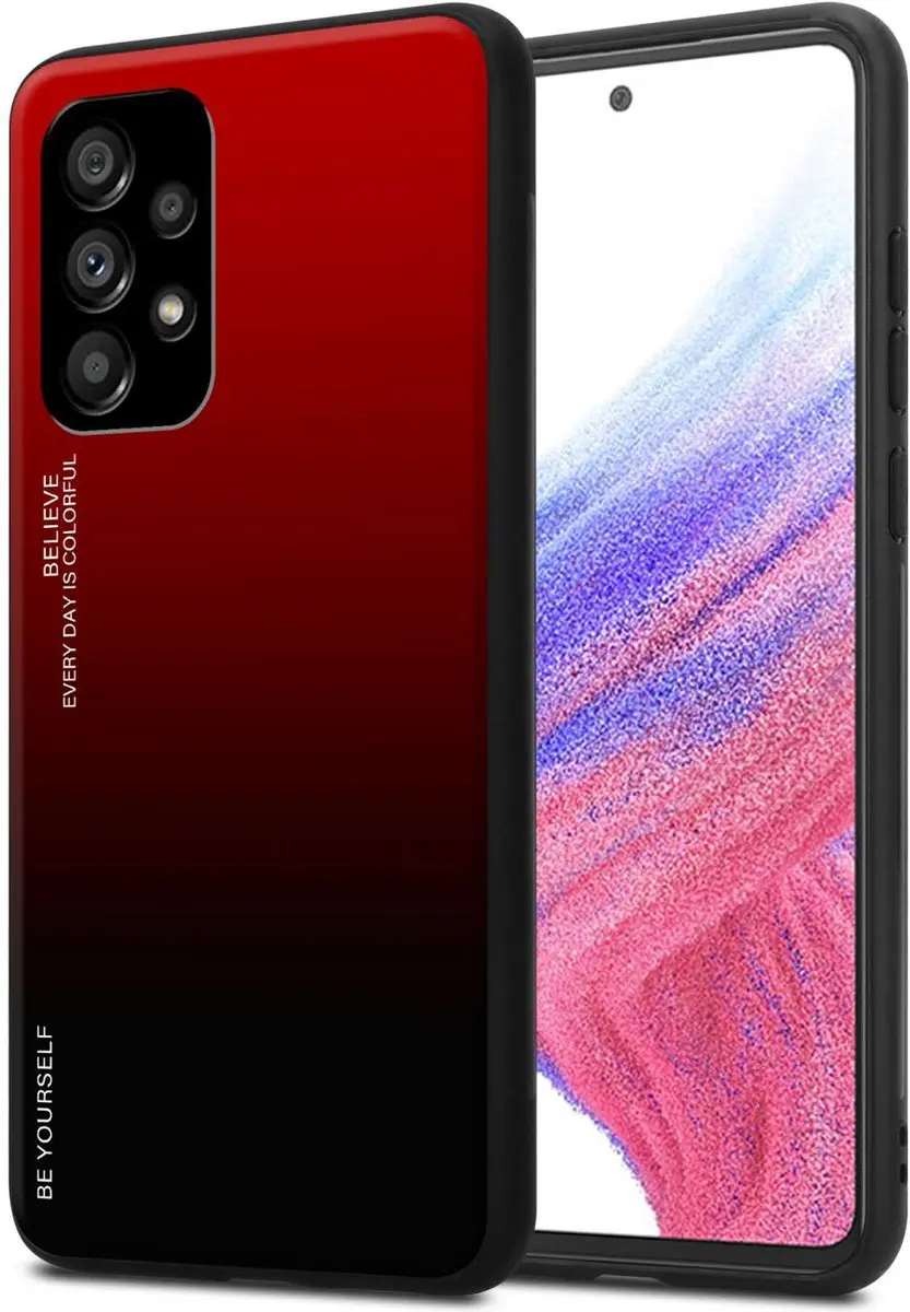 Cadorabo Hoesje geschikt voor Samsung Galaxy A53 5G in ROOD
