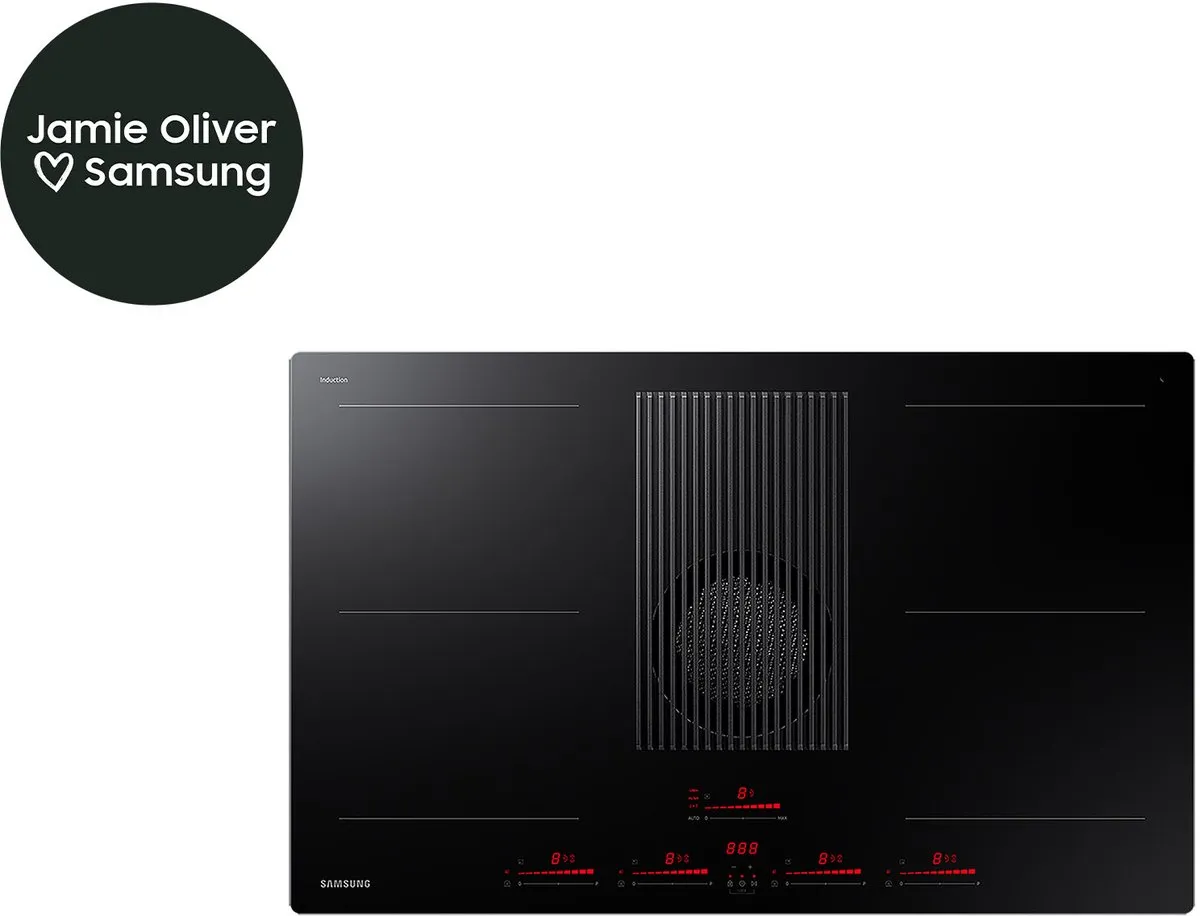 Samsung NZ84T9747VK/UR Inbouw Inductiekookplaat 83cm - 4 Zones - Zwart