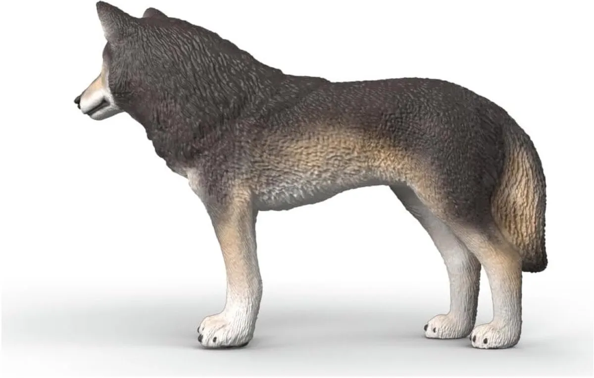 Schleich Wild Life Amerikaanse Wolf 14991 - Meerkleurig - afbeelding 3 van 6