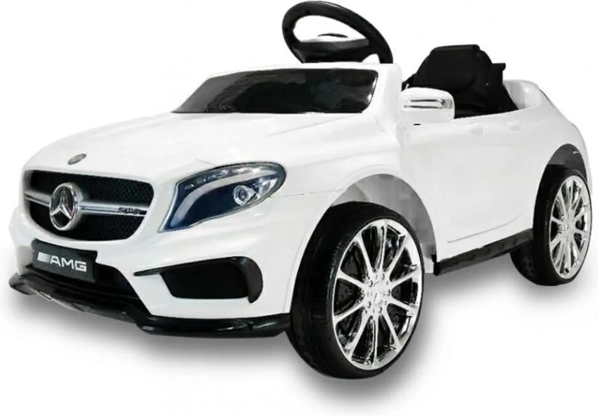 Mercedes GLA 45 AMG 12V Kinderauto - Wit