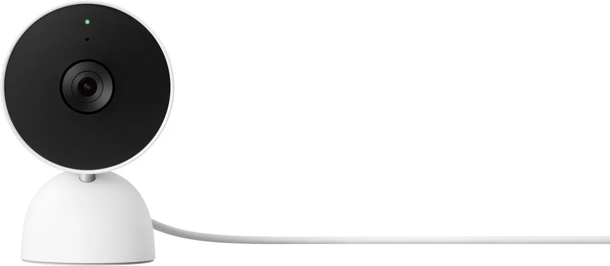Google Nest Cam GA01998-FR Bedraad - Wit