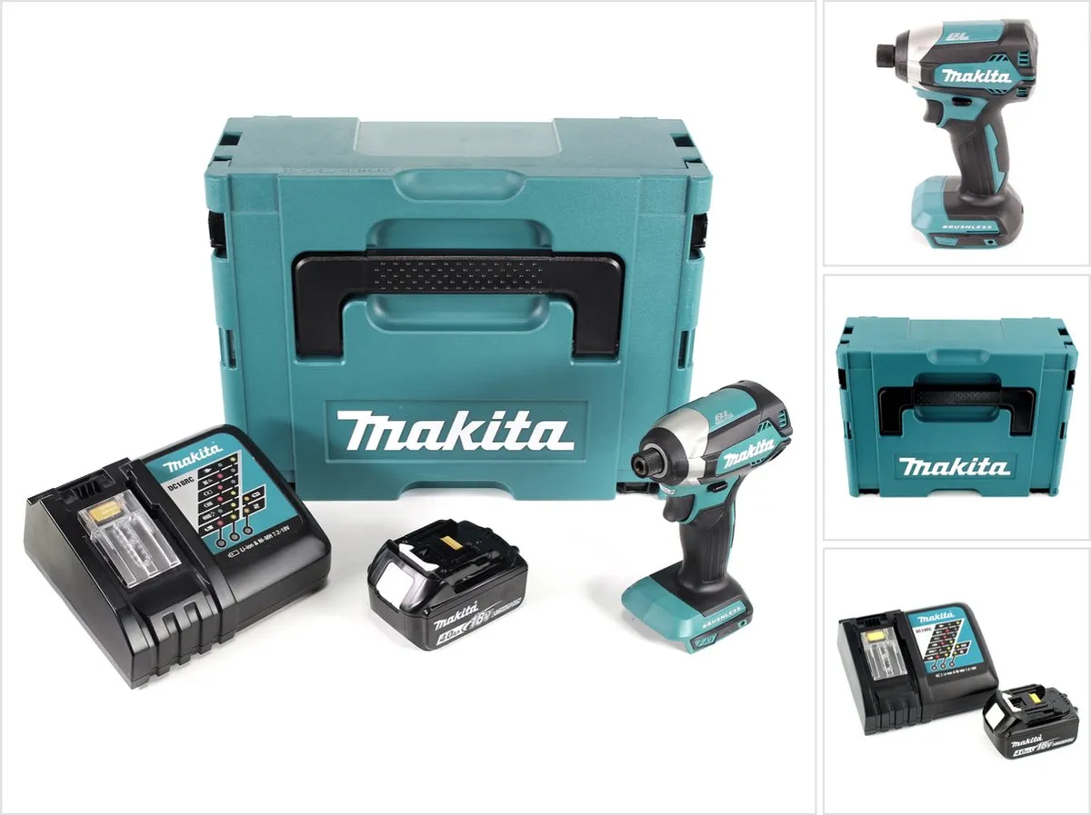 Makita DTD 153 RM1J Borstelloze Slagmoersleutel