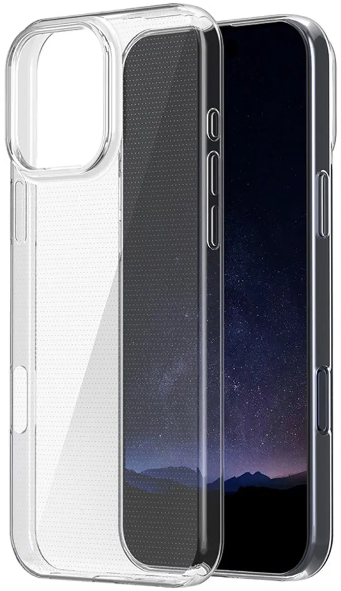 Cadorabo Hoesje geschikt voor iPhone 16 PRO in VOLLEDIG TRANSPARANT Niet-vergele