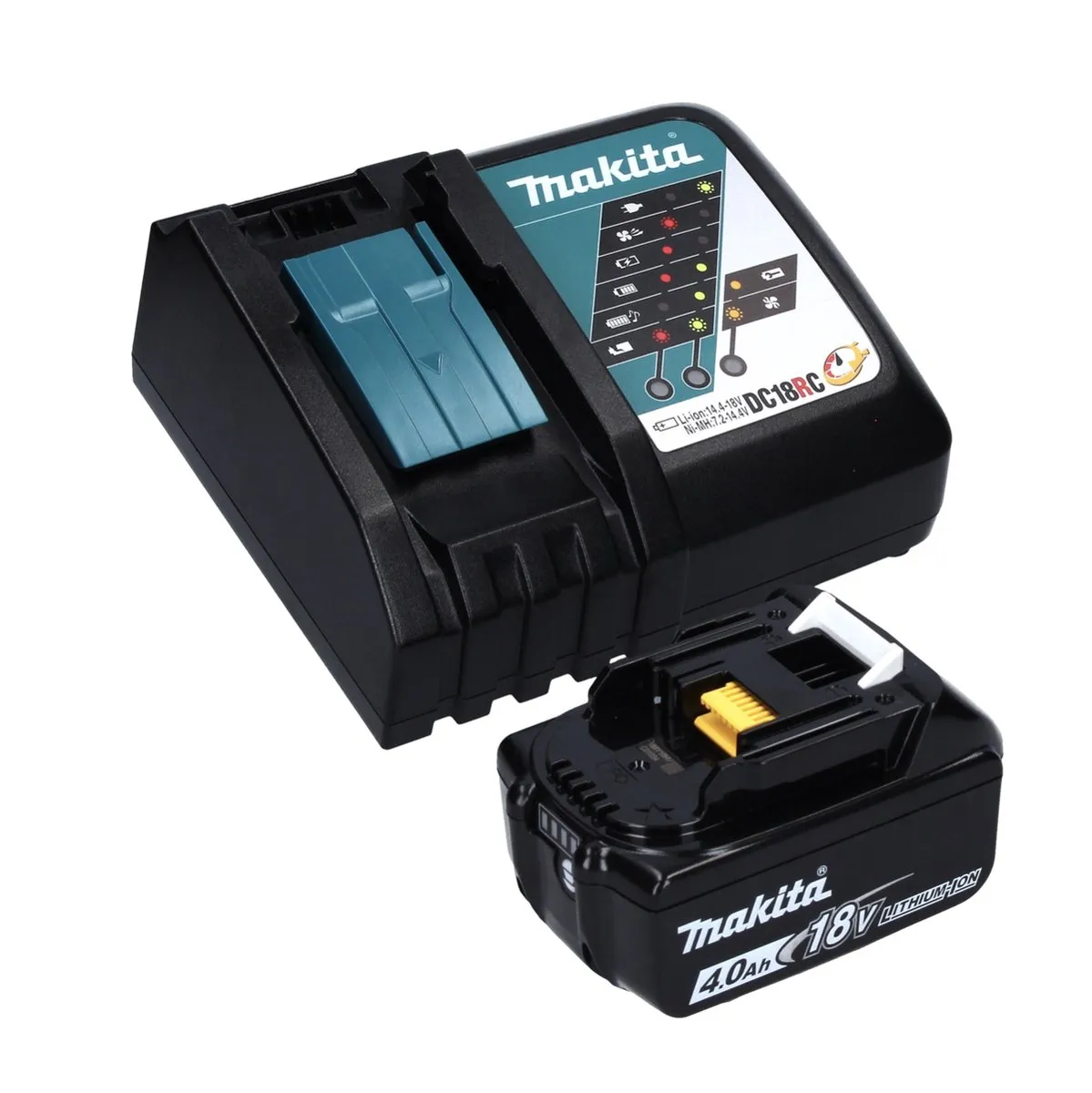 Makita DTW 700 RM1J Slagmoersleutel 18V 700Nm - Borstelloos - 20 Stuks