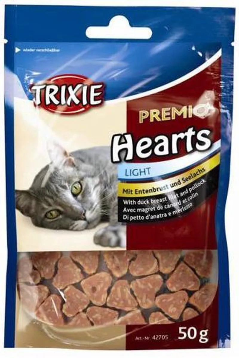 Trixie Primio Hartjes Eend & Koolvis 50g - afbeelding 3 van 3