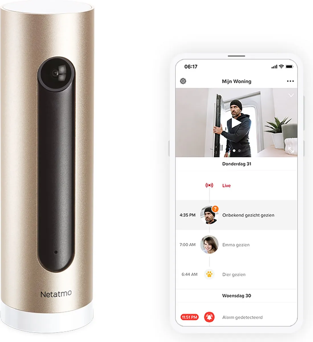 Netatmo NSC01-EU Slimme Binnencamera