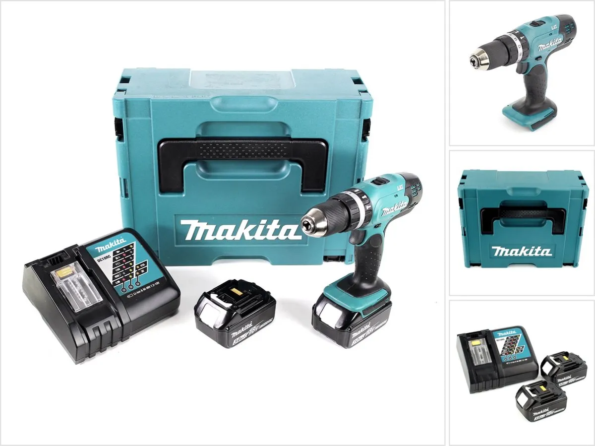Makita DHP453RFJ Klopboormachine 18V
