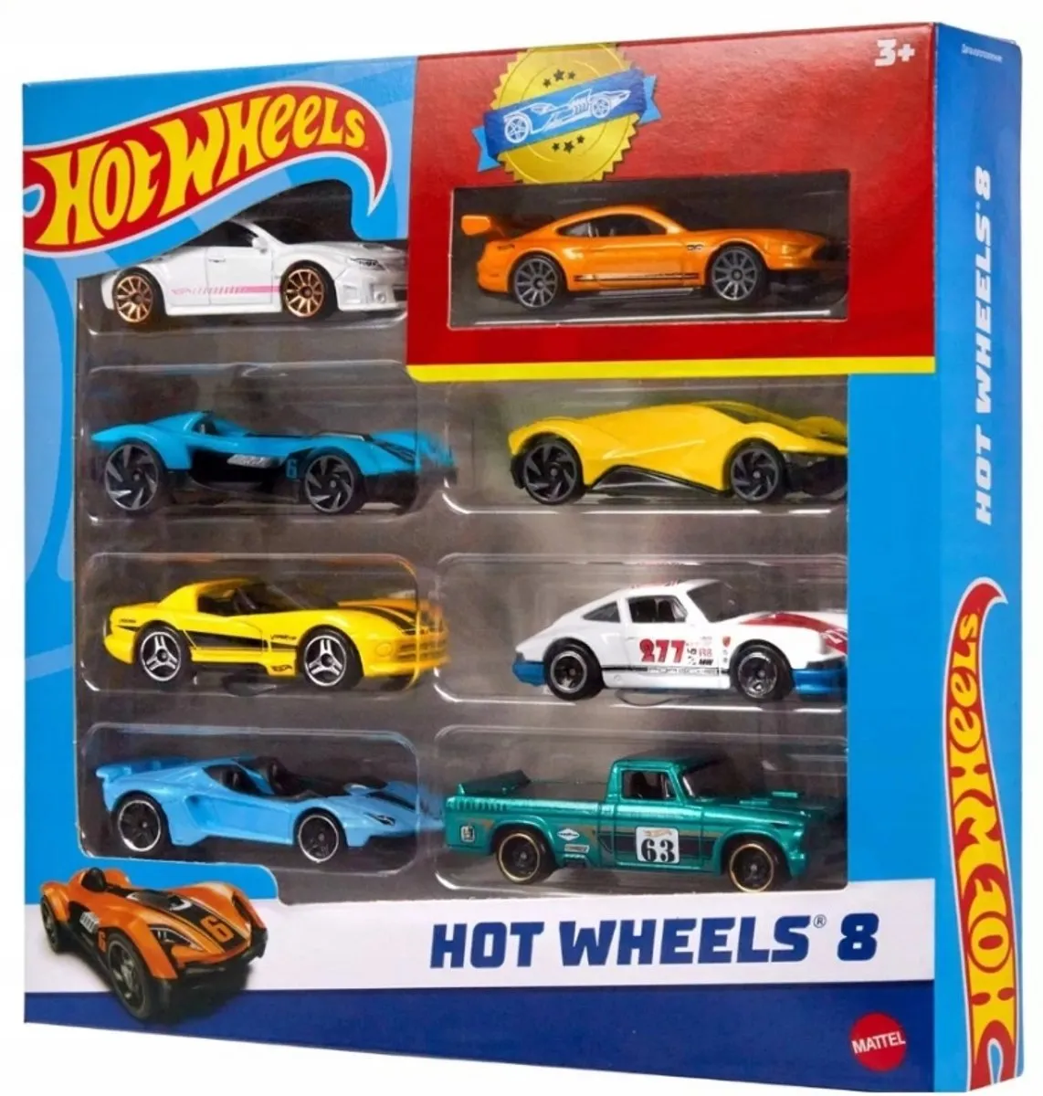 Hot Wheels Premium Autoset - 8 Stuks - Multi