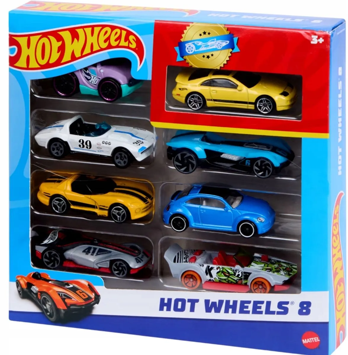 Hot Wheels Premium Autoset - 8 Stuks - Multi