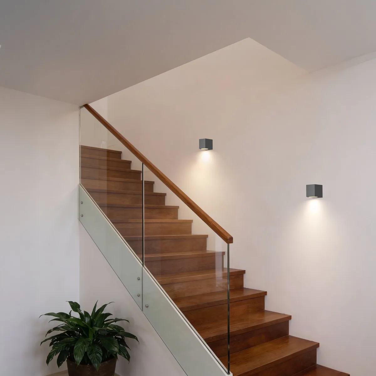Calex Sanremo Wandlamp GU10 IP54 - Antraciet 4-Stuks