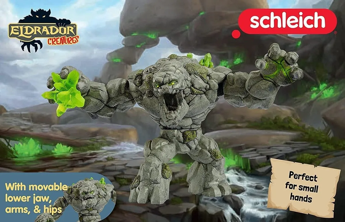 Schleich Eldrador Creatures Steenmonster Speelfiguur 70141 - Grijs