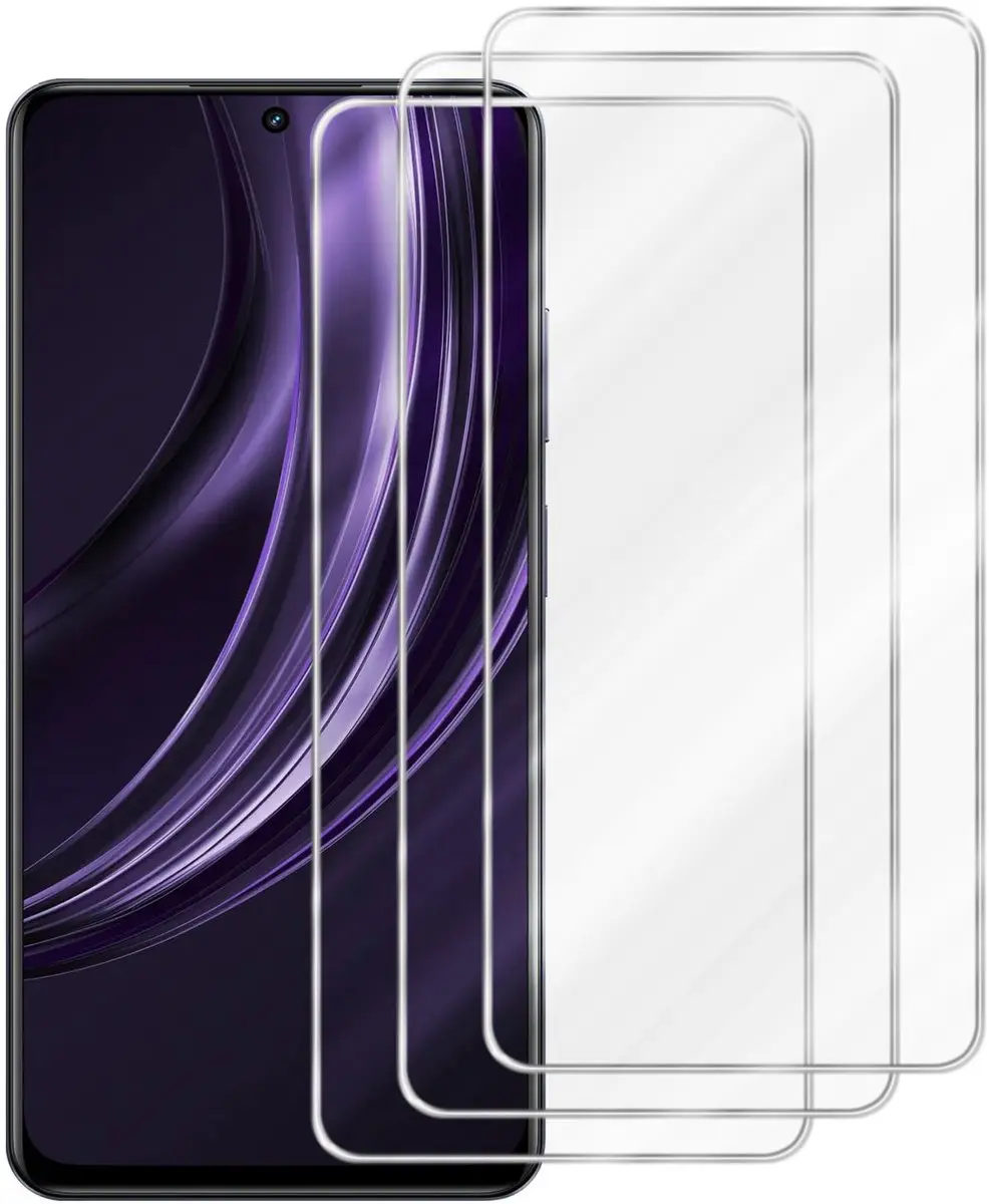 Cadorabo 3x Screenprotector geschikt voor Realme 13