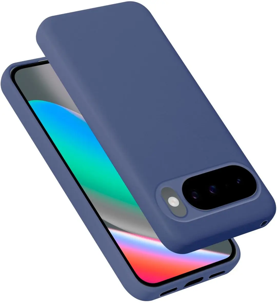 Cadorabo Hoesje geschikt voor Google pixel 10 Case in Liquid Blauw Beschermhoes